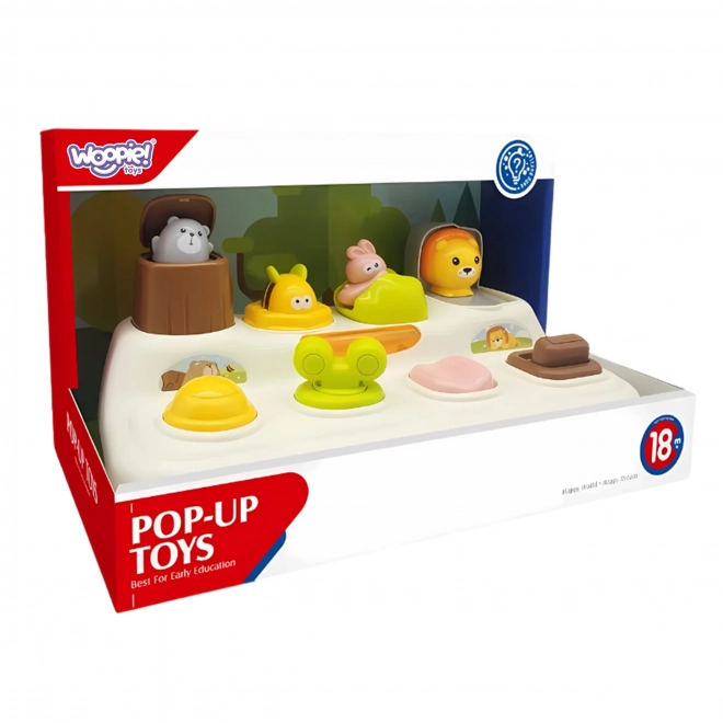 Dětská edukativní hračka Woopie - Zvířátka ZOO Pop Up