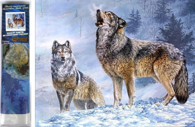 Diamond Painting Wolf Call 30x40cm