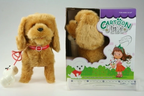 Interactive Brown Puppy with Remote Control