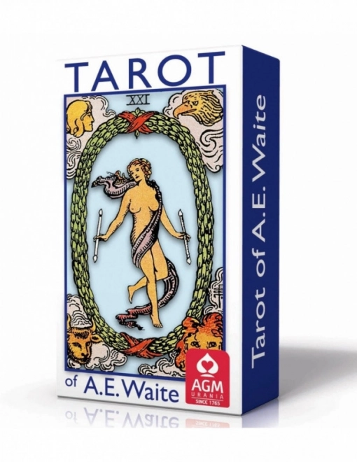 A E Waite Tarot Cards Pocket Blue