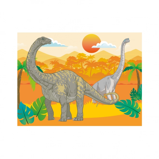 Dino Jurassic World Picture Blocks Set