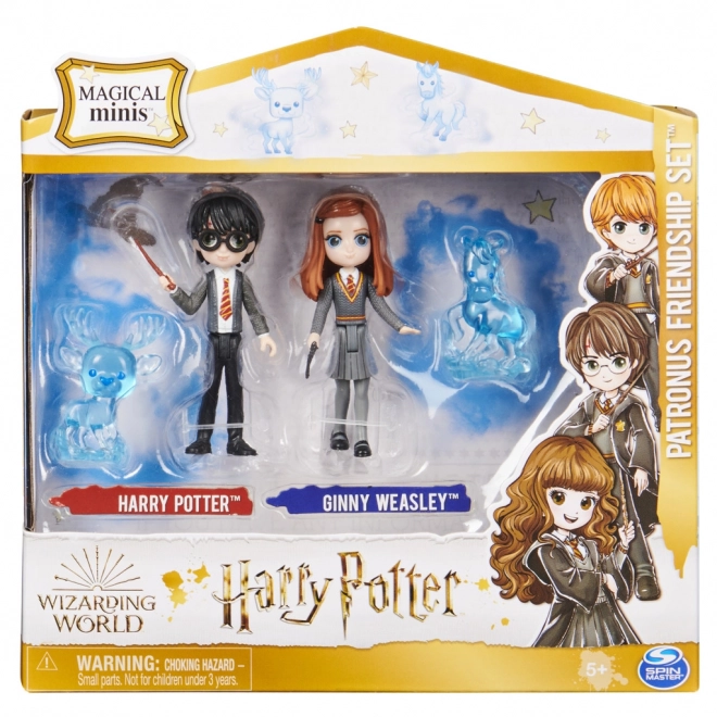 Harry Potter and Ginny with Patronus Figures