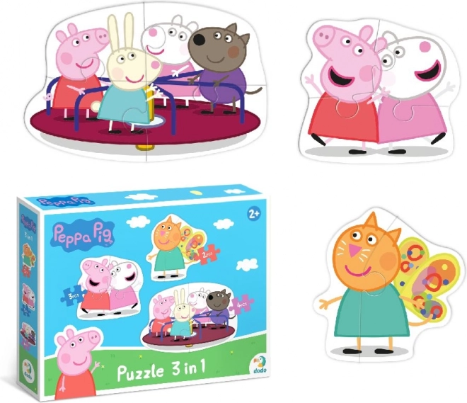 Peppa Pig Friends 3-in-1 Puzzle