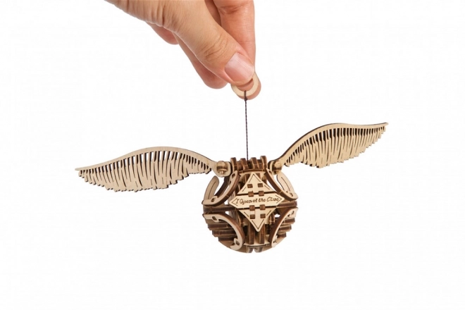 Ugears 3D Wooden Mechanical Puzzle Golden Snitch, Harry Potter