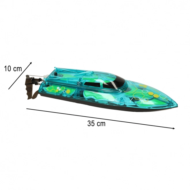 Remote Controlled Boat Revolt Illuminator Green