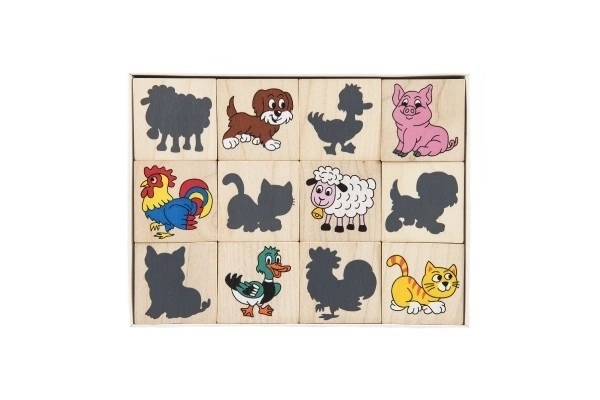 Detoa Kids Memory Game Animals and Their Shadows