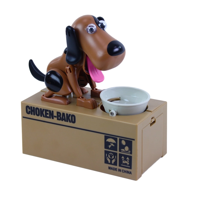 Fun saving with the hungry dog