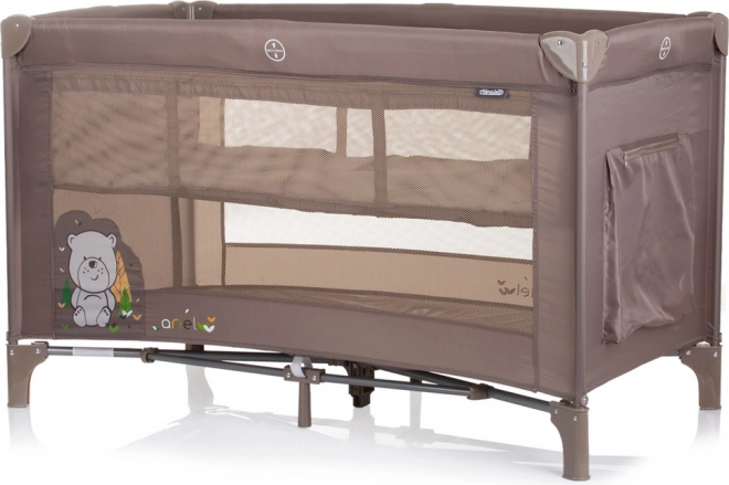 Chipolino Travel Cot Ariel Macadamia