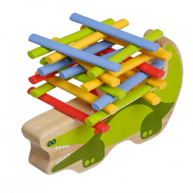 Lucy & Leo Wooden Crocodile Balancing Game