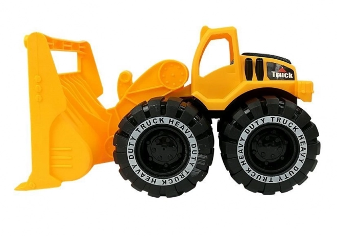 Dump Truck with Trailer and Bulldozer Construction Set