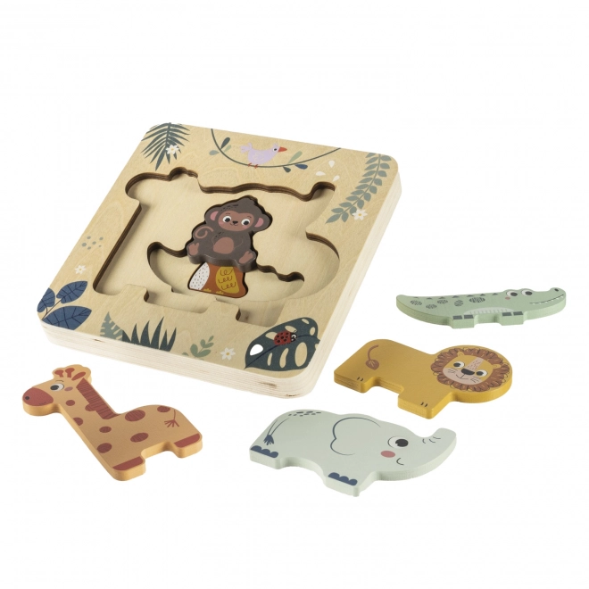 Wooden Safari Adventure Puzzle for Kids