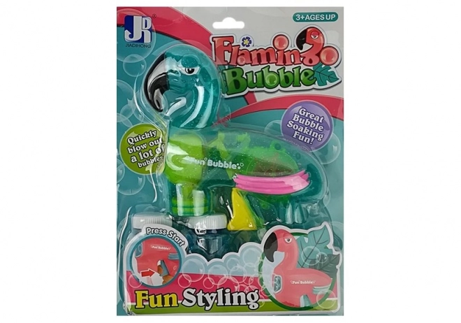 Flamingo Bubble Gun Blue