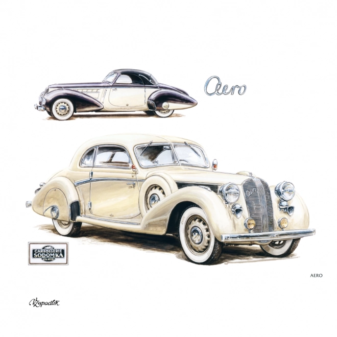 Notique Wall Calendar Classic Cars by Vaclav Zapadlik 2025