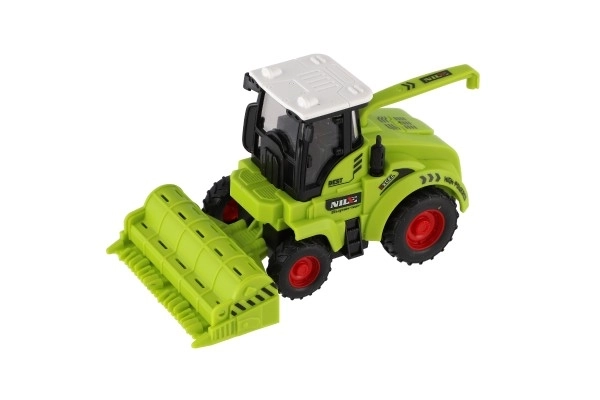 Plastic Farmer Combine Toy on Friction Motor