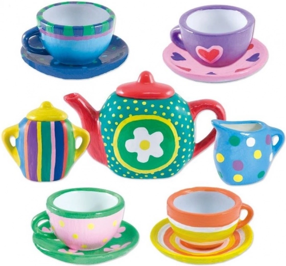 Complete miniature tea set