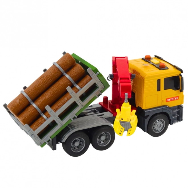 Yellow Wooden Crane 1:14