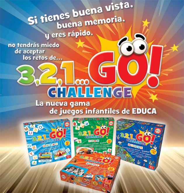 Gra Educa 3,2,1… Go! Challenge Słowa angielski