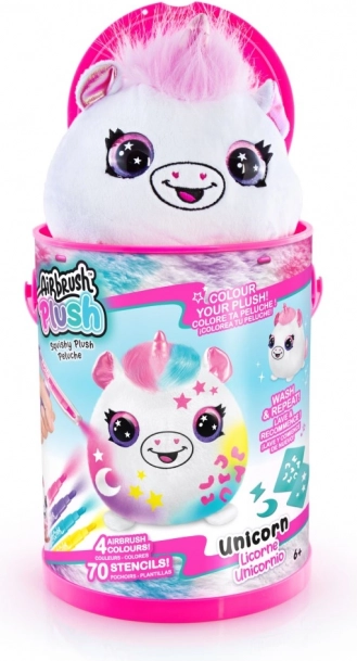 Kit creativo con aerografo Squish Pals Paint Can