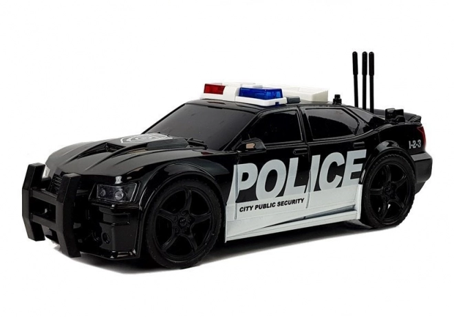 Police Car with Pullback Action, Lights and Sounds 1:20 Scale