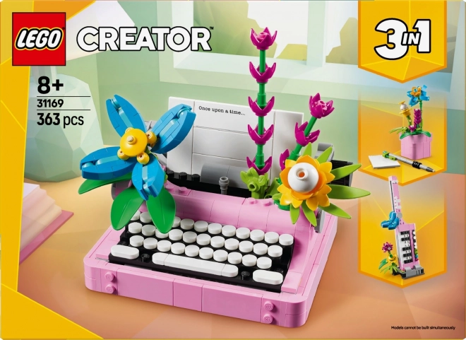 Lego Creator Flower Typewriter