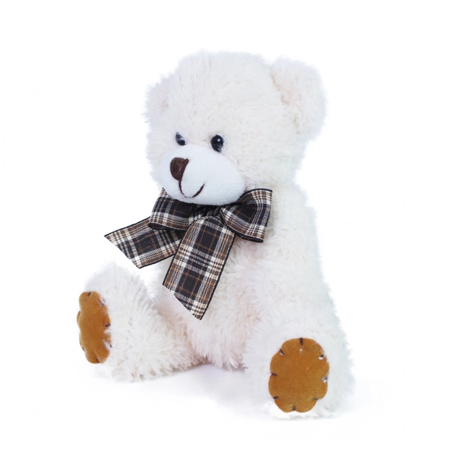 Plush Teddy Bear with Bow 15 cm Beige