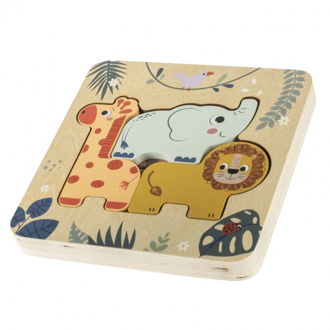 Wooden Safari Adventure Puzzle for Kids