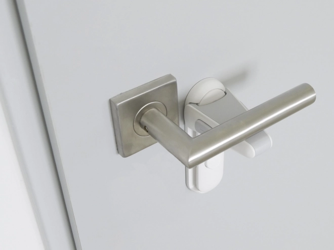 Handle Lock for Doors - White