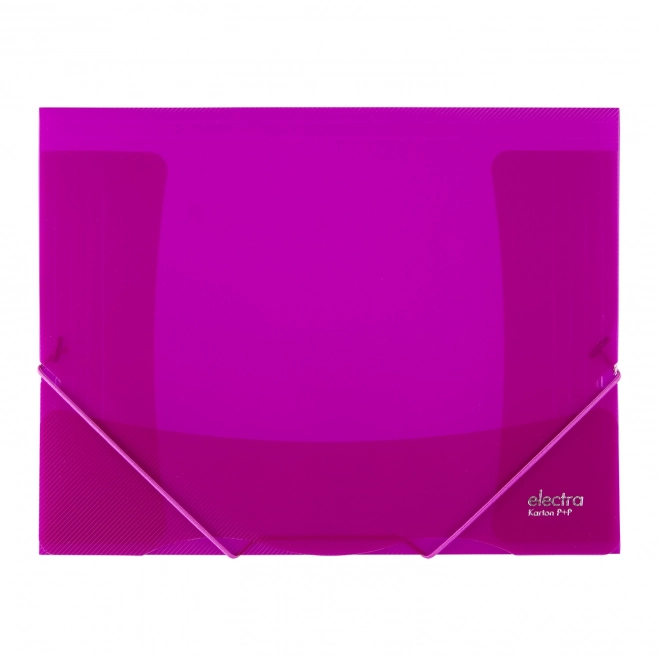 Electra Pink Elastic Folder