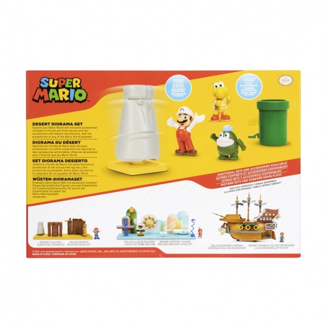 Set di figurine Super Mario Diorama 6 cm