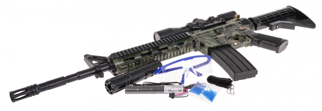 Gel Ball Blaster Rifle M4 with Accessories