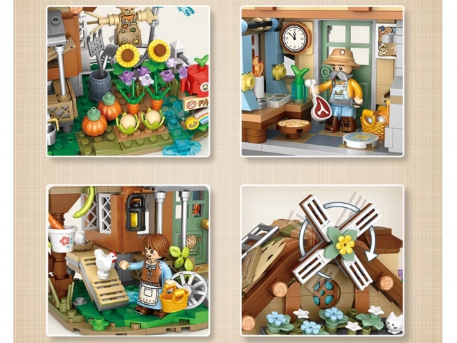 Creative Farm Building Blocks Set