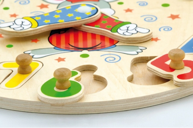 Wooden Educational Clock Puzzle