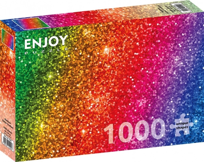 Enjoy Rainbow Glitter Gradient Puzzle 1000 Pieces