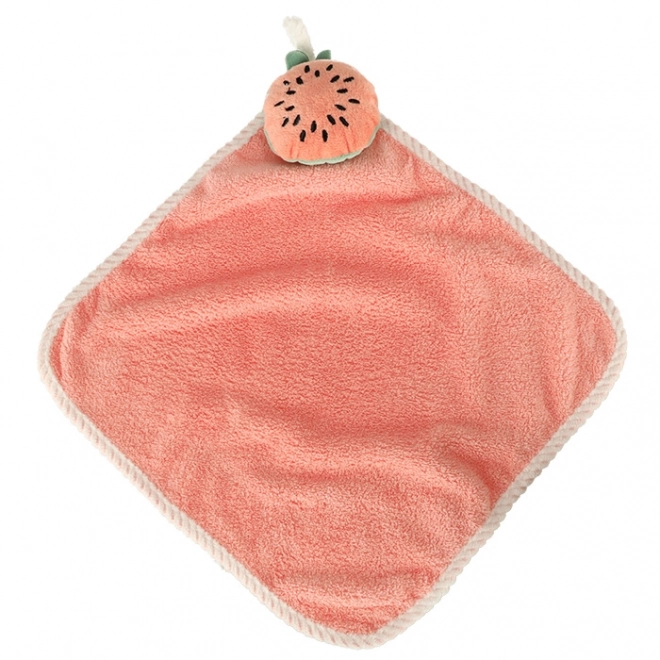 Children's Pink Watermelon Hand Towel