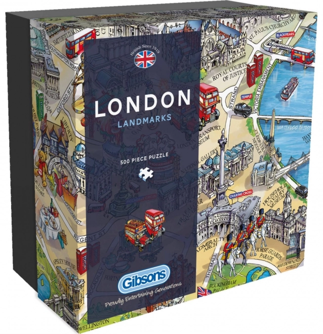 London Landmarks Puzzle 500 Pieces