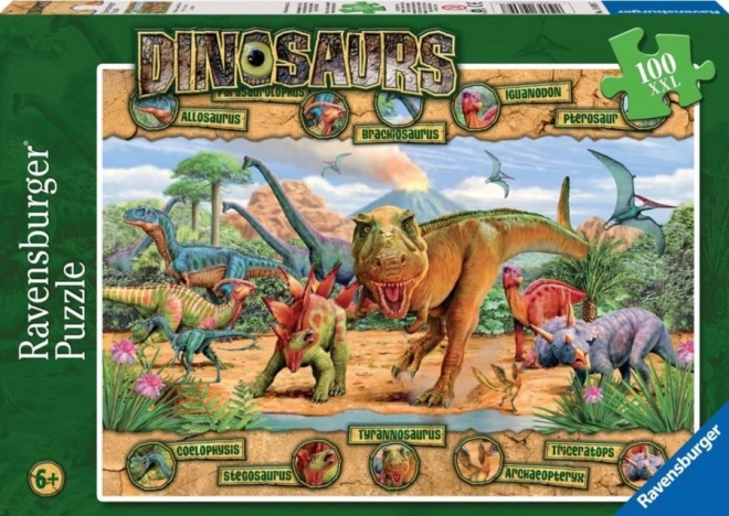 Ravensburger Dinosaur XXL Puzzle 100 Pieces