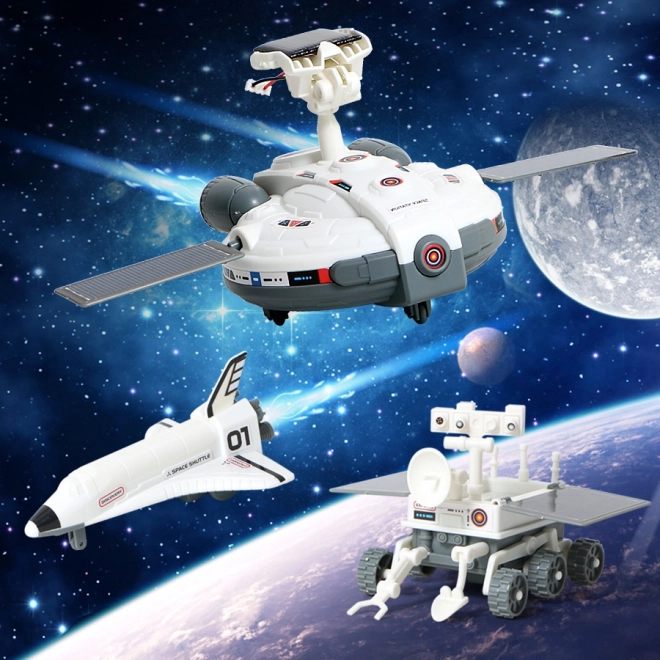 3-in-1 Solar Space Exploration Fleet