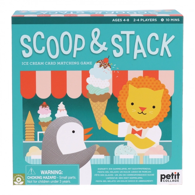 Petit Collage Ice Cream Stacking Game