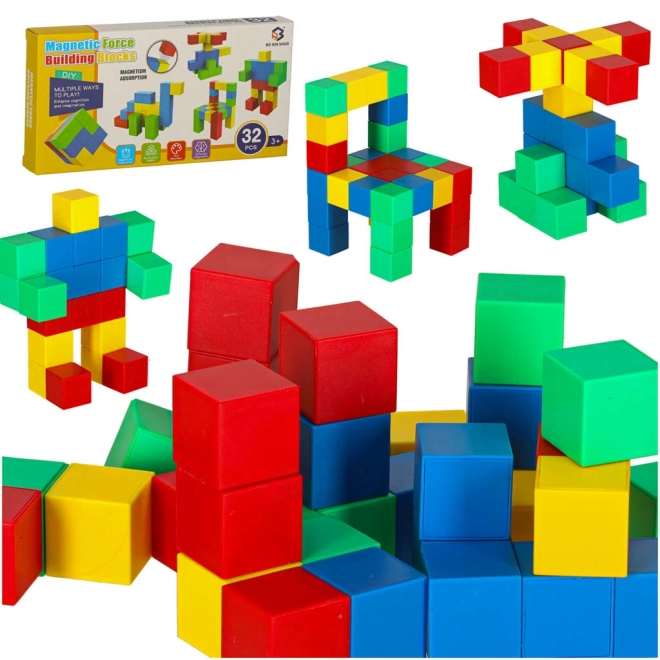 Magnetic Cubic Blocks Set