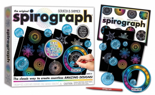 Spirograph Scratch Set