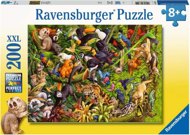 Ravensburger Tropical Rainforest Puzzle for Kids - 200 Pieces