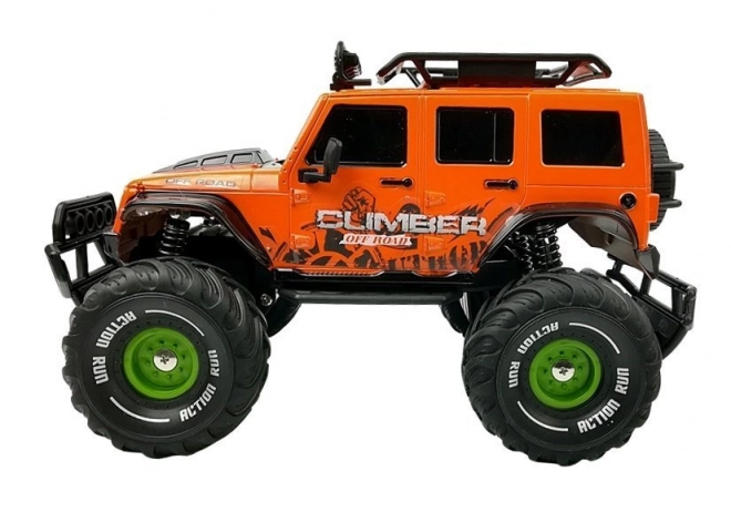 Remote Controlled Off-Road Jeep Orange 2.4G