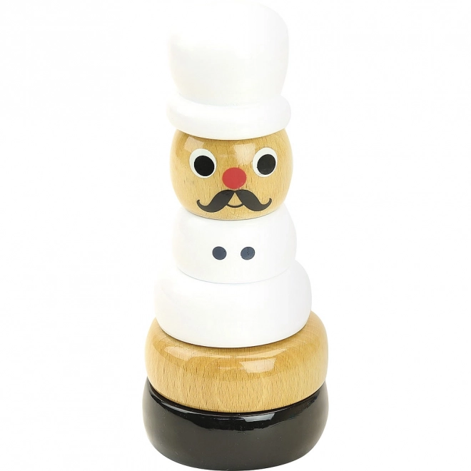 Vilac Wooden Stackable Chef Tower Toy