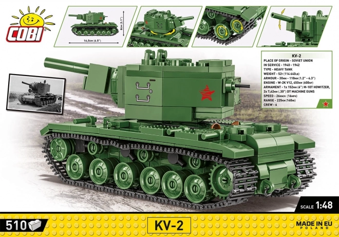 Historical Collection WW2 Heavy Tank KV-2