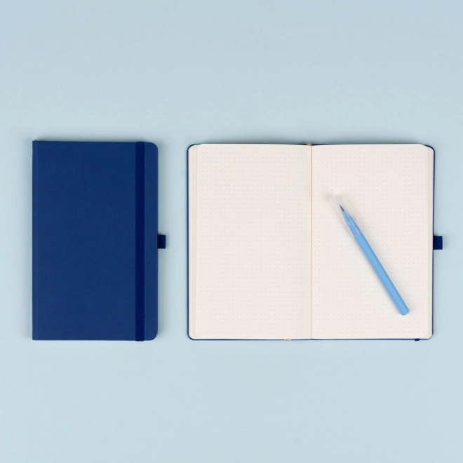 Notique Dark Blue Dotted Notebook