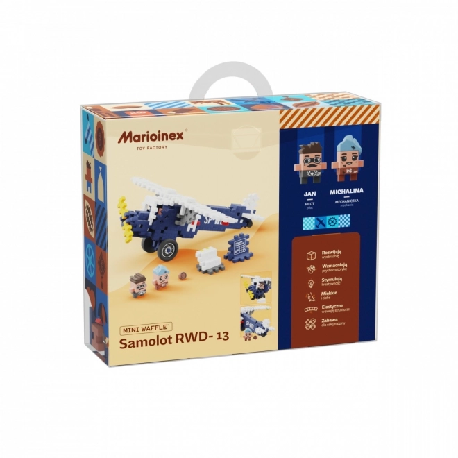 Mini Waffle Chocolate Adventure Plane Set