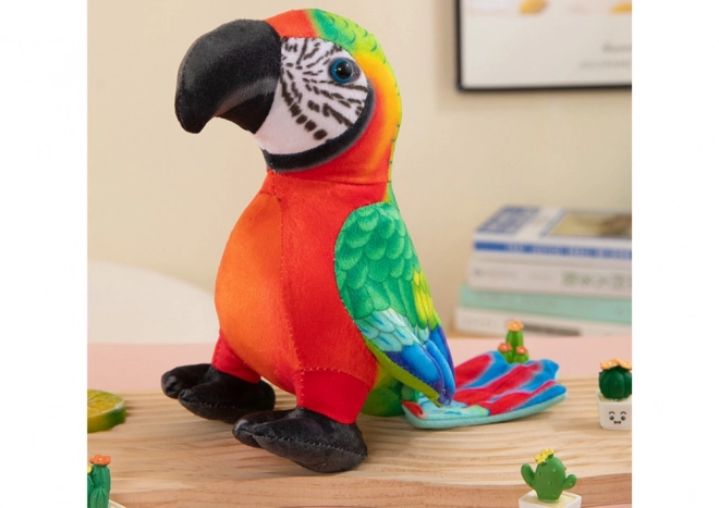 Red Parrot Plush Toy