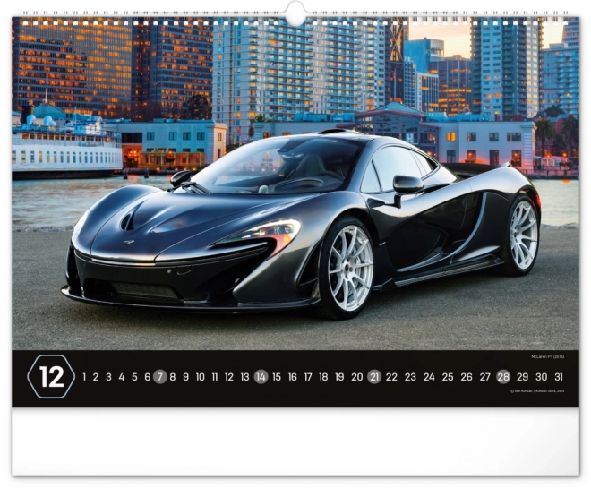 Cars Wall Calendar 2025