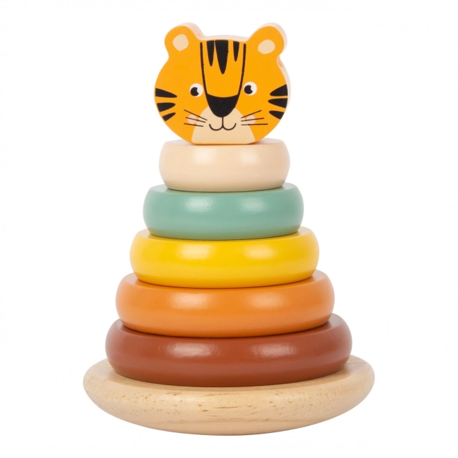 Small Foot Stacking Tower Tiger Safari