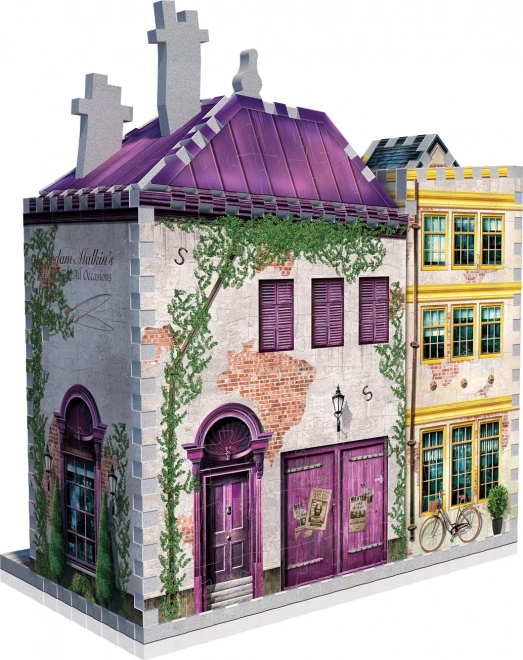 Detailed wizarding atmosphere of Diagon Alley